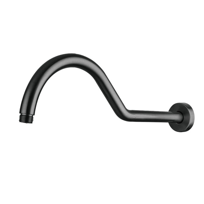 Dcolora Wall Mounted Solid Brass Gooseneck Shower Head Extension Arm